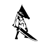 Pyramidhead Silent Hill Black Vinyl Decal Bumper Computer Sticker Horror Halloween