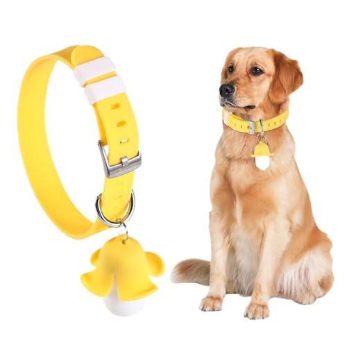 JakZeay ペット用発光首輪 犬用 マーキー USB充電 LED犬用発光 充電式 猫 犬用品 ベーシック 、安全子猫のネックレス猫の子犬犬のウサギのための調節可能 ベーシック シンプルデザイン 小型犬 中型犬 大型犬 おしゃれ 散歩用 (yellow)