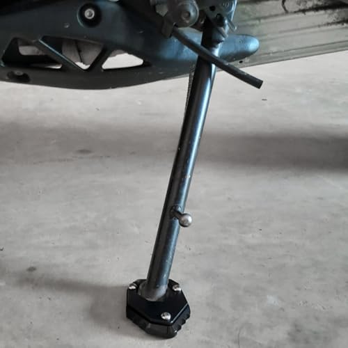 Kompatibel mit VERSYS 1000 SE 1000SE VERSYS1000 VERSYS1000SE 2015–2021 2022 2023 2024 Versys-X 300 X300 Motorradzubehör Seitenständer Fußverlängerungspolster (schwarz)