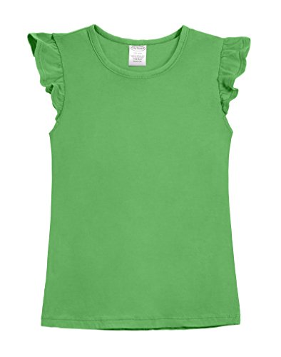 Soft Cotton Flutter Tee for Girls by City Threads