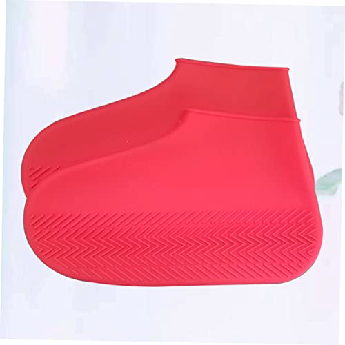 Cubiertas de zapatos de silicona Gatuida protectoras antideslizantes para actividades al aire libre, color rojo miniatura 3