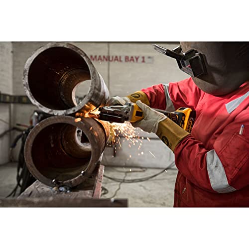 DEWALT - Meuleuse Tête Plate Brushless XR 18V 5Ah Li-Ion - DCG405FN-XJ - Meuleuse d'Angle sans Fil avec Poignée Latérale et Freinage Automatique - Lame Ø125mm - Vitesse à Vide 9000tr/min - 1000W – Image 6