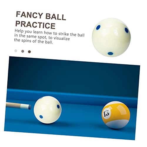 Bille de billard résine blanche de remplacement jeu de billard TOYANDONA - 4