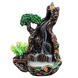 EMIRAIZE 倒流香 逆流香炉 お香 香炉 お香立て 逆流香 流川香 下に流れる おしゃれ アロマ 置物 セラミック (流水A)