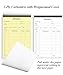 (5-Pack) Invoice Receipt Book with Cardboard 2-Part Carbonless, 5.5