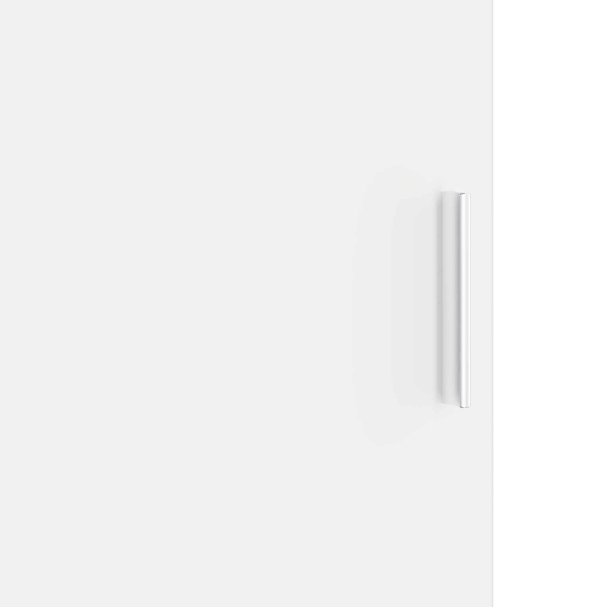Scrivania con vano portaoggetti, in legno bianco, postazione di lavoro moderna, per ufficio, versatile, scaffali, struttura robusta, superficie antigraffio, durevole
