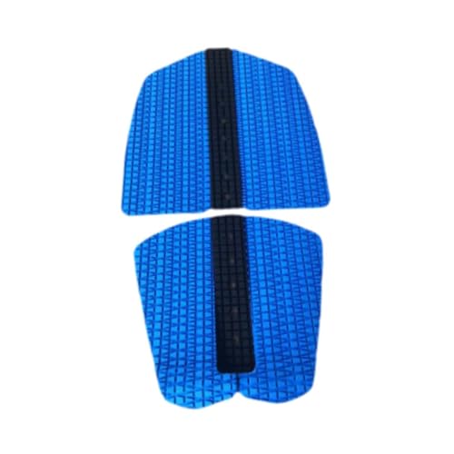 RNXRZANK Set of 6 Surfboard Traction Pads for Foot Deck Grip and Tail Support, Blue