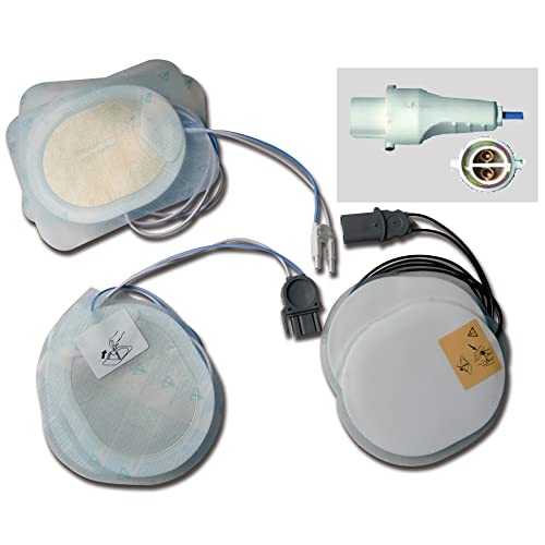 Laerdal Gima 33577 Placche Compatibili per Defibrillatori, Agilent-H.P., Laerdal