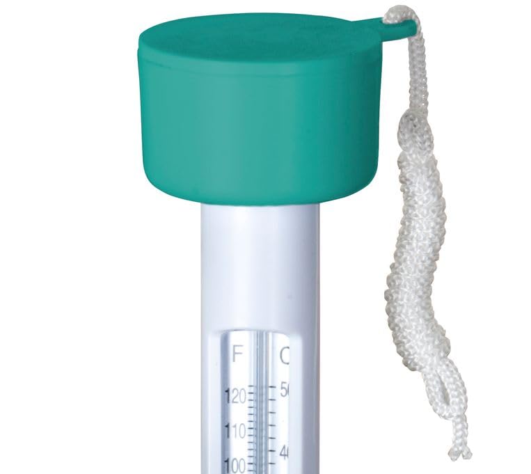 Gre 40051 Thermomètre Flottant Tubulaire Pour Piscine - Échelle Celsius Et Fahrenheit