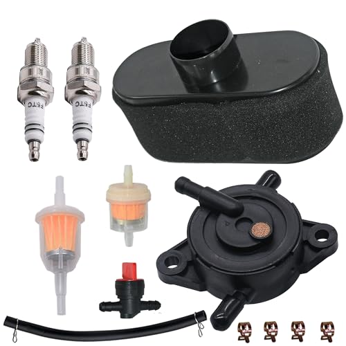 49040-0770 49040-7008 MIU12470 Fuel Pump 11013-0752 Air Filter Fit for Kawasaki FS FR FX Series EngineReplace for FR541V FR600V FR651V FR691V FR730V FS481V FS541V FS600V FS651V FS691V FS730V Engine