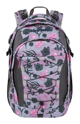 McNeill Luca School Backpack Bloom sac à dos scolaire avec bandes réfléchissantes