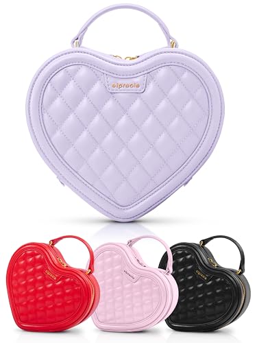 Women's Heart Shaped Purse, Designer Crossbody Handbag, Valentine's, Birthday, Wedding Gift Ideas for Her - Main Image