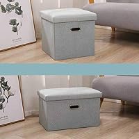Amazon｜収納スツール 49*31*31 収納ボックス フタ付き おしゃれ