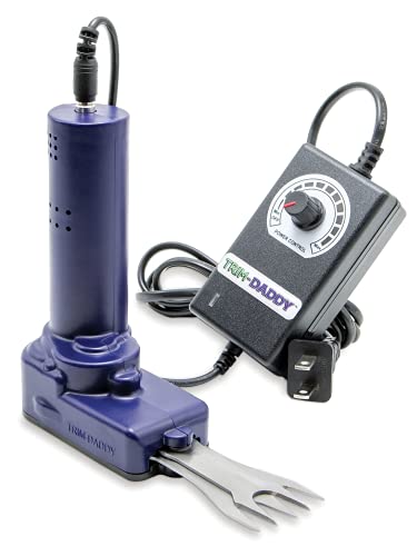 Trim Daddy | Electric Bud Trimmer for Wet or Dry Hydroponic Plants | Variable Speed | 3 Wet & Dry High Carbon Blades | Weight 225 g | 2 Years Warranty
