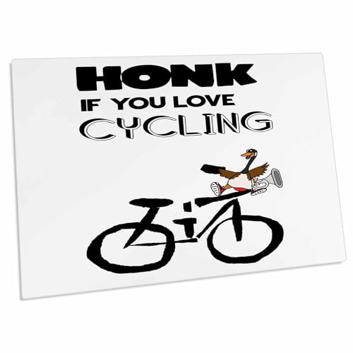 Desk Pad Place Mat 3dRose Diseño Bicycle con Goose Horn