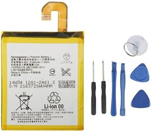 Junsi replacement LIS1558ERPC batteria 3100  mAh per Sony Xperia Z3  L55t L55U D6633