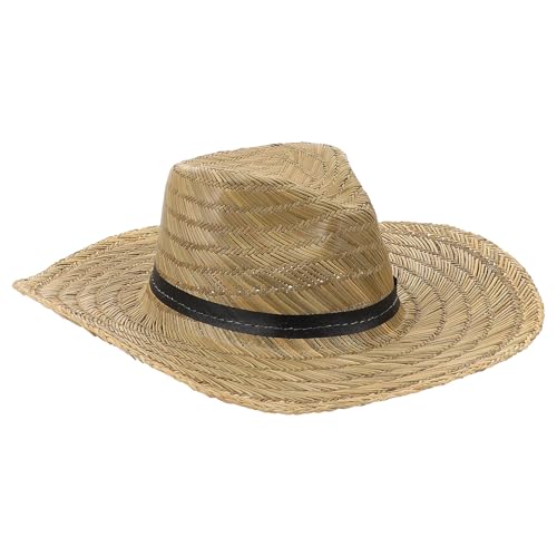 OSALADI Decorativo para Hombre ala Ancha de Verano Resistente al Sol Sombrero de Playa y Adecuado para Actividades al Aire Libre