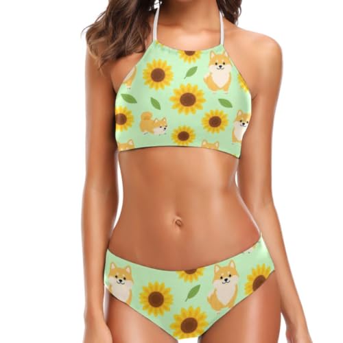 Maillot de bain dos nu FRODOTGV coupe haute contre l'effet tassé