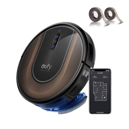 Anker Eufy (ユーフィ) RoboVac G30 Hybrid ブラック & 境界線テープ (ロボット掃除機)【スマート・ダイナミック・ナビゲーション 2.0 / 2-in-1 吸引・水拭き両用/Wi-Fi対応/超薄型/強力吸引/自動充電/BoostIQ搭載/境界線テープ対応/効率的な清掃/スマート機能】