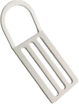 Diving Weight Belt Buckle Slide Stopper Keeper Stainless Steel Slider Water with D-Ring Diving Diving Saltwater Sports Accessories