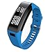 Meoket Compatible para Garmin Vivosmart HR Smart Watch,Correa de Silicona Garmin Vivosmart HR Smart Watch (Azul)