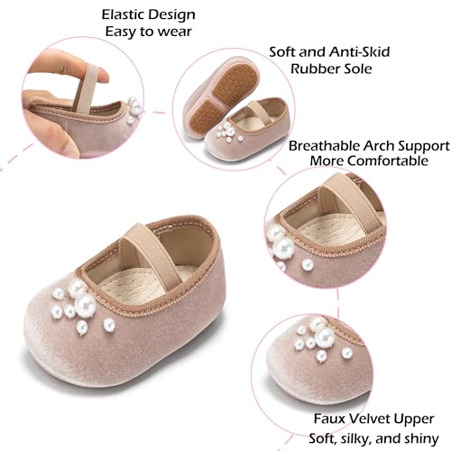 Image of PHIRAMIN Toddler Girl Mary Jane Dress Shoes-Little Girl School Uniform Shoes for Wedding Party