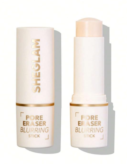 SHEGLAM Pore Eraser Blurring Stick Oil Control Pore Minimizing Facial Makeup Primer Stick Smooth Fine Lines Portable Face Primer,9.5 g
