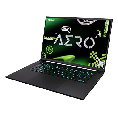 Image of Gigabyte Aero X16 Gaming Laptop - Copilot+ PC, 16 Inch, 165Hz WQXGA, Ryzen AI 7 350, NVIDIA RTX 5060 GPU, 32GB DDR5, Gen4 1TB SSD, Windows 11 Home, 2 Year Warranty, Aero X16 1VH93FRC64AH