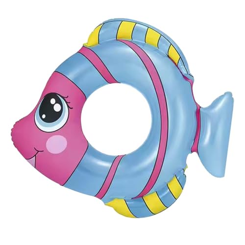 Image of Glan Swimming Ring Adult /Kids Inflatable Pool Float Tube Circle Water Toys Air Mattress Pool Swim Tube (Multi Color) (Animal Swimming Ring 4)