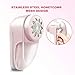 Yomeie Lint Remover, Rechargeable Fabric Shaver, Sweater Shaver with 3-Leaf Stainless Steel Blades Defuzzer Pill Fuzz Remover for Clothes, Sweater, Couch, Blanket, Curtain, Socks, Cashmere