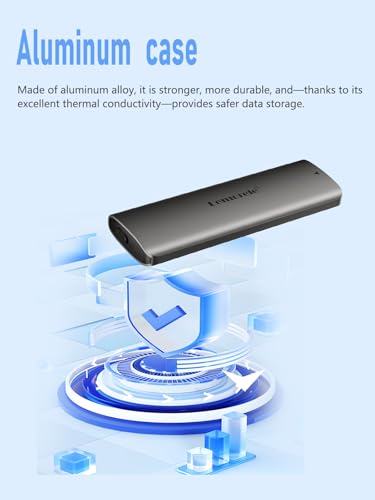 Lemorele Aluminum M.2 NVMe Enclosure,USB 3.2 Gen2 10Gbps Tool-Free ,SSD Enclosure for NVMe PCIe M-Key,Nvme USB Adapter Support UASP Trim for 2280 2260 2242 2230(Sata NOT Supported) - Image 5