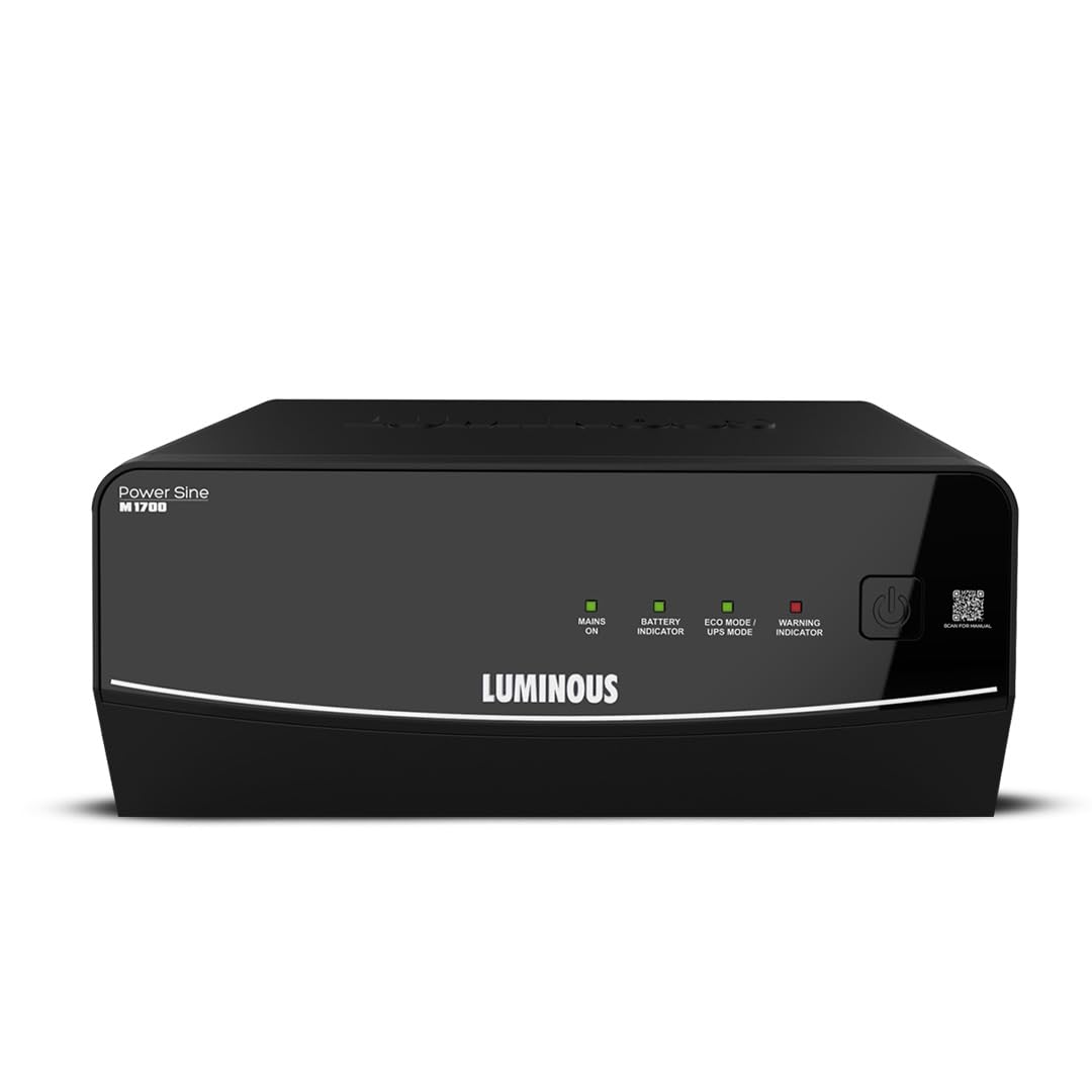 Luminous Power Sine M 1700 Sine Wave Inverter Ideal for Home,Office & Shops | 1500VA Inverter | Reliable Power Backup | High Performance| Easy Installation | 36 Months Warranty-picture-21