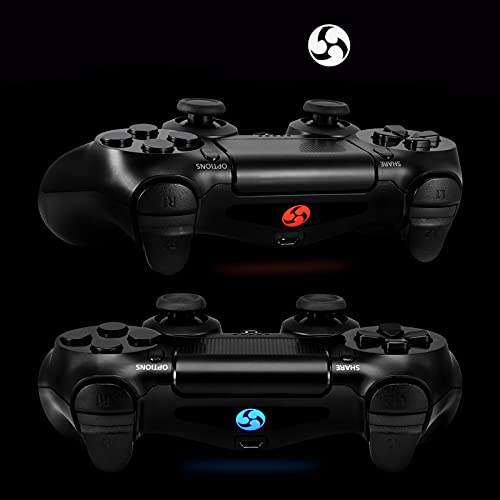 Extremerate 30 Pcs/Set Vinyl Reuseable Light Bar Decal For Ps4 Controller, Reuseable Lighttight Led Bar Skin Stickers For Ps4 Slim Pro Controller #TOP5