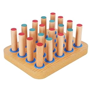 YiePhiot Wooden Pegboard for Occupa...