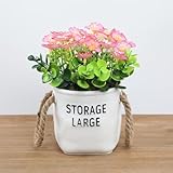 Opzioni di visualizzazione versatili: adatto per matrimoni, oggetti di scena fotografici o posizionamento all'aperto, questo design in vaso si adatta a più temi decorativi con facilità.