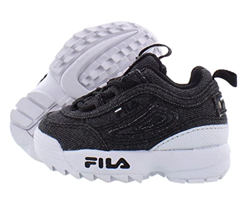 Fila Disruptor Ii Denim Baby Boys Shoes Size 5, Color: Charcoal