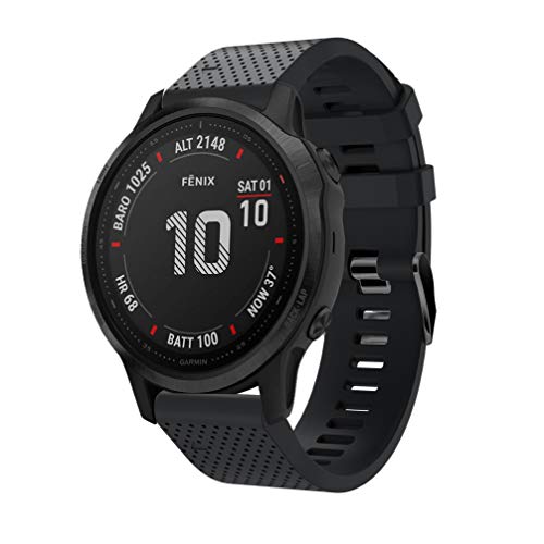 [Gloriza] 26mm oh Garmin K[~ Garmin Fenix 7S Pro Solar/Garmin Approach S70 42mm / Garmin Fenix 7S / Fenix 6S / Fenix 6S Pro/Ga