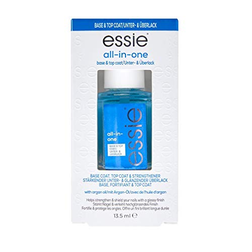 Essie Base/Top Coat all-in-one mit Argan-Ãl, Unterlack und Ãberlack, Stärke und Glanz, Klar, 13,5 ml – Bild 7