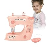 Stickmaschine Kinder - DIY Nähset | Elektrische Mini Maschine | Pädagogisches Lernset Kreativität Fördern Handwerkliches Spielzeug Für Anfänger Komplettset Mit Stoff Zubehör Geschenk Box