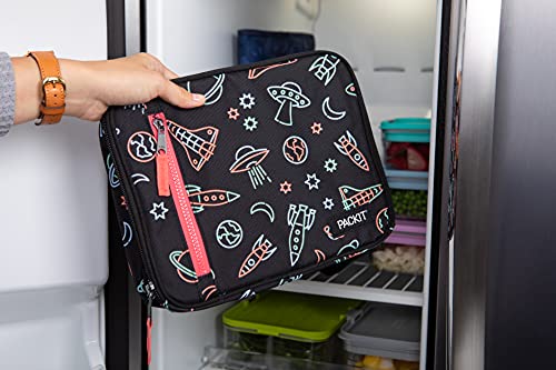PackIt Freezable Classic Lunch Box, Neon Space