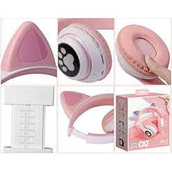 Casque Bluetooth pour Enfants sans Fil, Ecouteurs Bluetooth pour Oreilles de Chat pour Filles, Pliable Casque Audio… - Les Beatles, Paul McCartney, John Lennon, RIngo Starr, George Harrison Casque Bluetooth pour Enfants sans Fil, Ecouteurs Bluetooth pour Oreilles de Chat pour Filles, Pliable Casque Audio… – Image 4