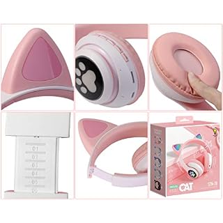 Casque Bluetooth pour Enfants sans Fil, Ecouteurs Bluetooth pour Oreilles de Chat pour Filles, Pliable Casque Audio… - Les Beatles, Paul McCartney, John Lennon, RIngo Starr, George Harrison Casque Bluetooth pour Enfants sans Fil, Ecouteurs Bluetooth pour Oreilles de Chat pour Filles, Pliable Casque Audio… – Image 4