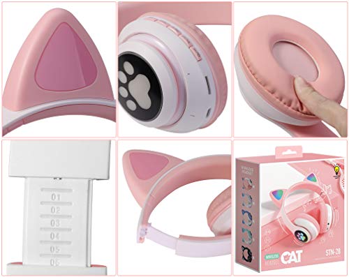 Casque Bluetooth pour Enfants sans Fil, Ecouteurs Bluetooth pour Oreilles de Chat pour Filles, Pliable Casque Audio… - Les Beatles, Paul McCartney, John Lennon, RIngo Starr, George Harrison Casque Bluetooth pour Enfants sans Fil, Ecouteurs Bluetooth pour Oreilles de Chat pour Filles, Pliable Casque Audio… – Image 5