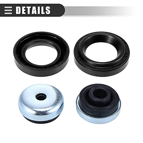 Image of Motoforti Valve Cover Gasket Seal Kit, for Honda Accord 2007-2013, Rubber, VS50614R, 12030-PNC-OOO, 12341-R40-A00,12030-RAA-A01, Black