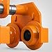 VEVOR Manual Capacity 2200LBS Push Trolley Adjustable for I Beam Flange 2.68Inch-5.05 Inch (1Ton), 1T