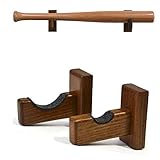 FKUMLUN Baseball Softball Bat Wall Mount Bat Display Case Holder,with Felt Liner and Hidden Screws Bat Wall Mount | Easy to Hang On Wall | Perfect for Display Or Storage | Horizontal Holder