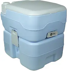 Nautika, Banheiro Químico, Ecocamp 20L, Vaso Sanitário Portátil, Suporta Até 120Kgs, Ideal Para Pescarias, Campings, Barcos, Viagem e Atividades Outdoor, Feito Em Polietileno