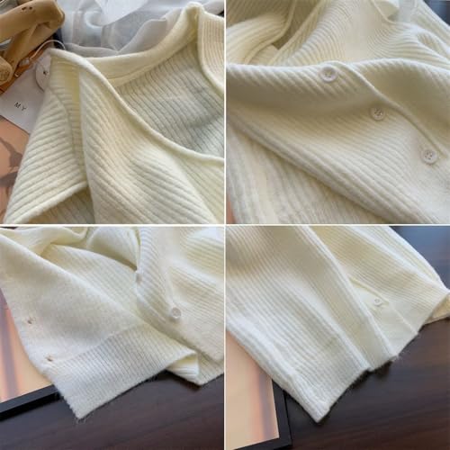 Image of Beralst Women's Button Front V Neck Sleeveless Knit Sweater Vest