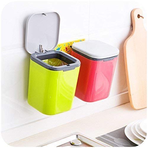 Buy Jukkre Small Dustbin Plastic SwingLid Mini Smart T Can Zero Waste T Can Recycle Bin Kitchen