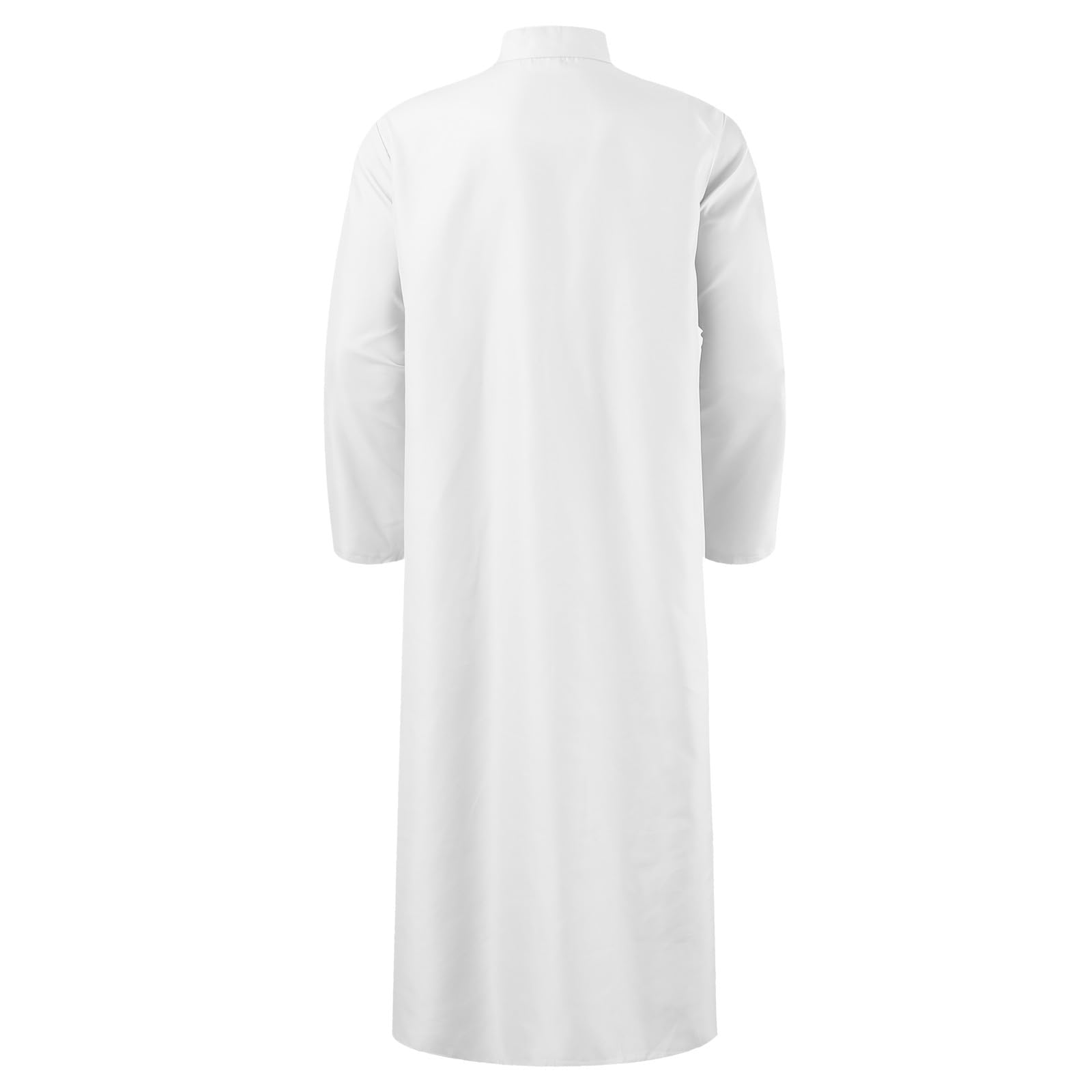 Qamis Homme Musulman Caftan à Manches Longues pour Homme en Coton et Lin 2026